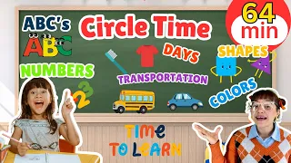 Fun Learning for Kids: ABCs, Numbers, Shapes & Colors | Educational Videos for Toddlers