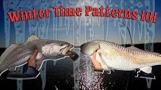 Winter Time Patterns 101 When & Where Info For Redfish, Speckled Trout, Black Drum