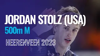 Jordan STOLZ (USA) | Winner | 500m M | Heerenveen | #SpeedSkating