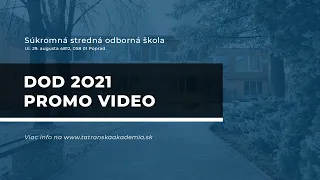 DOD 2O21 | PROMO | Súkromná stredná odborná škola | SSOSTA Poprad