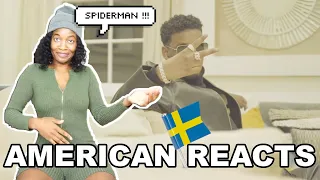 AMERICAN REACTS TO SWEDISH RAP/HIP HOP 🇸🇪 | Yasin - SPIDERMAN (intro) - (Official Video) 🔥