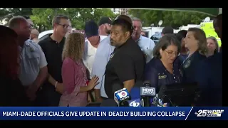 Miami-Dade Officials Give Update On Deadly Surfside Building Collapse