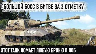 Битва за 3ю отметку! Показал в бою кто главный босс в рандоме! Jagdpanzer E 100 в руках профи!