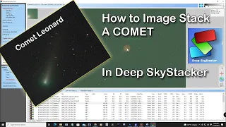 How to Stack a Comet in Deep SkyStacker