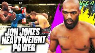 UFC 4 Heavyweight Career Mode #3: Jon Jones Lacks Heavyweight Power!