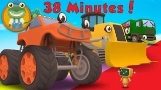 Max The Monster Truck and More Big Trucks For Children | Gecko's Garage
