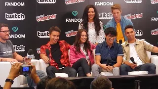 Highlights of Conversation w Cast of Power Rangers Ninja Steel at NYCC 2017
