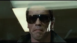 The Terminator Police Station Shootout Scene in Fast Motion