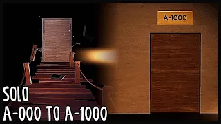 DOORS HOTEL+ SECRET ROOMS A-000 to A-1000 - Solo (Full Walkthrough) - Roblox