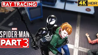 SPIDER-MAN 2 Venom Symbiote Suit Gameplay Walkthrough Part 3 [4K60FPS HDR RAY TRACING] No Commentary