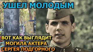 АЖ МУРАШКИ ПО КОЖЕ! ВОТ КАК ВЫГЛЯДИТ МОГИЛА СЕРГЕЯ ПОДГОРНОГО