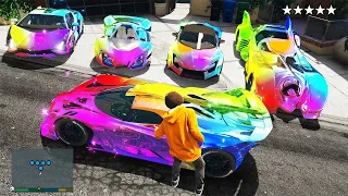 ROBANDO TODOS los SUPER COCHES en GTA 5