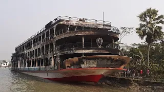 Bangladesh ferry fire: At least 39 die in inferno on Sugandha River