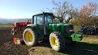 SEMINA ORZO 2017 | JOHN DEERE 6520 + seminatrice combinata MASCHIO DC 2500 + GASPARDO M250 🎄🎁❄