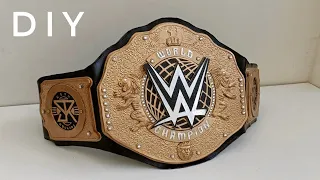 How To Make New World Heavyweight Championship | DIY World Heavyweight Championship