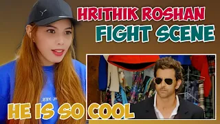 HRITHIK ROSHAN - bang bang 2014  ( Fight Scene In Shimla) | Reaction