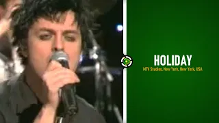 Green Day | 2005.01.05 | Holiday | Live at MTV Studios