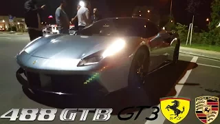 Ferrari 488 GTB vs PORSCHE 991 GT3 - İSTANBUL / BURSA 340 kmh - Acceleration