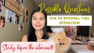 US Spousal Visa or CR1 Visa Possible Questions // Visa Interview Questions
