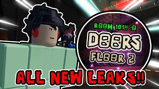 Roblox DOORS Floor 2 *ALL NEW* Leaks!! (Everything Explained + Sneak Peaks)