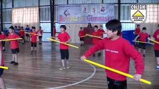 3ro y 4to Básico Varones - Bastones - Revista de Gimnasia 2019 -  Colegio José Luis Norris