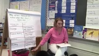 Writing Focus Lesson in Fourth Grade