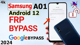 Samsung Galaxy A01 Frp Bypass Android 12 Without Pc 2024 ✅ Gmail google Account Unlock Samsung A01 ✅