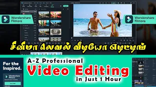 Video Editing using Wondershare Filmora | Video Editing Full Tutorial in Tamil | Wondershare Filmora