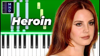 Lana Del Rey - Heroin - Piano Tutorial