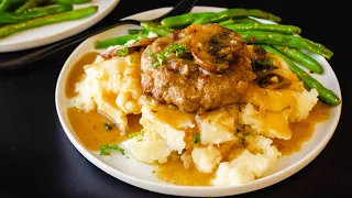 Salisbury Steak Using An Electric Skillet | Featuring CalmDo Electric Skillet & Grill | Episode 309