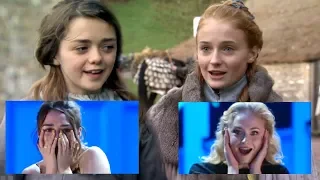 Sophie Turner and Maisie Williams FREAK OUT Watching Clips of Their Younger Selves