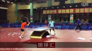 Ma Long Forehand Flick Training Slowmotion