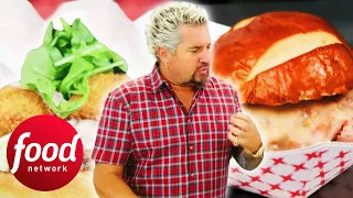 Guy Fieri Loves These UNBELIEVABLE Sandwiches! | Diners, Drive-Ins and Dives