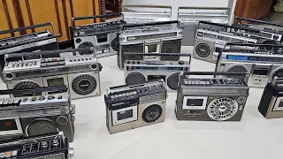 Boombox _&_ TAPE Recorder working condition  made in Japan [9023321435] all company boombox availble