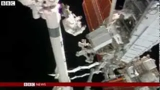 Astronauts begin International Space Station repairs