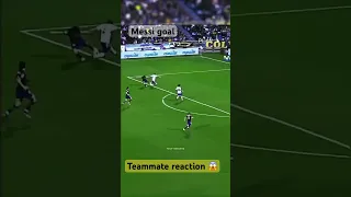 Messi goal + Pep and Thierry Henry Reaction 😱 #messi #football #reaction