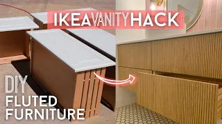 IKEA Hack // DIY Fluted Furniture // Furniture Makeover