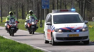 Team Verkeer politie eenheid Limburg traint verkeerstechnische begeleiding (VTB) in Born