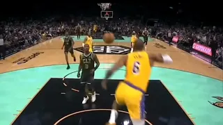 Lebron James reverse dunk with 43 points || Lakers vs Hornets