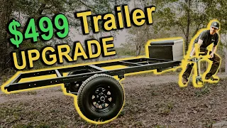 How We Turned a $499 Harbor Freight Trailer into a Rugged Teardrop Trailer