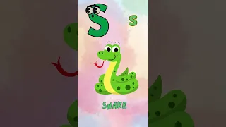 Phonics Letter S | Learn ABC! phonics sounds of alphabets a to z in english #shorts