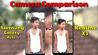 Realme X3 VS Samsung Galaxy A21s Camera comparison || Which is Best Camera || 2020