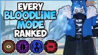 Every Bloodline Mode RANKED From TERRIBLE To UNSTOPPABLE | Shindo Life Bloodline Tier List