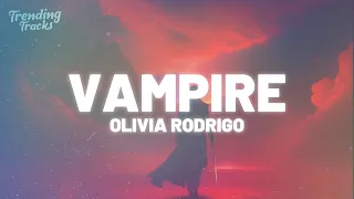 Olivia Rodrigo - vampire (Clean - Lyrics)