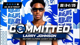 WATCH: 4-star SG Larry Johnson commits to Creighton LIVE on 247Sports