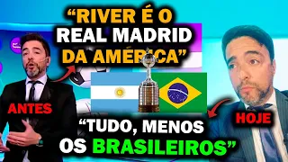 'IMPLORANDO PARA NÃO JOGAR COM OS BRASILEIROS" TV ARGENTINA FALA SOBRE RIVER PLATE NA LIBERTA