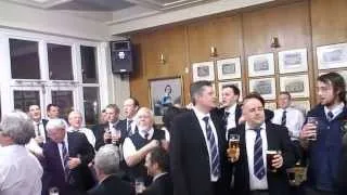 Welsh  Male Choir Singing The Maerdy Anthem in Cardiff Rugby Club. Proper Tidy!