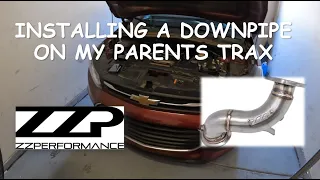 2017 CHEVY TRAX 1.4 DOWNPIPE INSTALL #ZZPERFORMANCE #DOWNPIPE