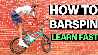 How to Barspin BMX | Learn TODAY *Easiest Method*