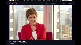 Andrew Marr Show - Nicola Sturgeon interview on crowding in Scotland's A&Es (28.11.21)